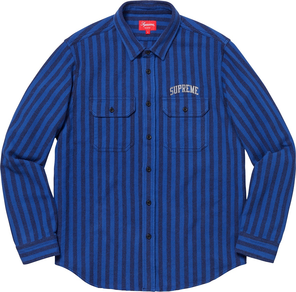 Stripe Heavyweight Flannel Shirt view 2